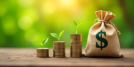 Symboles de richesse et d’abondance représentant les résultats d’un rituel réussi