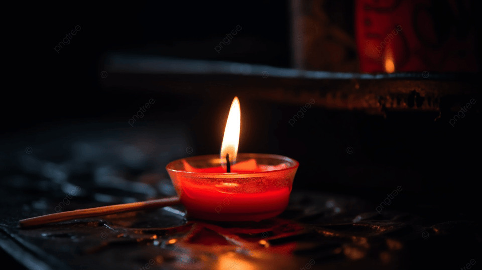 photo rituel amour bougie rouge matériel retour affectif