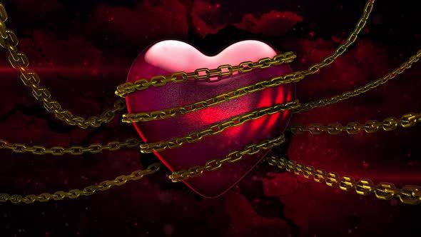 blocage amoureux cœur cassé chaînes énergie négative rupture sentimentale