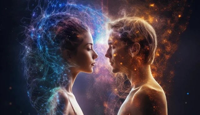 connexion énergétique entre deux personnes en amour