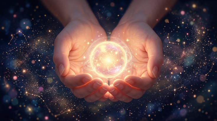 illustration représentant un marabout voyant en consultation spirituelle guidant une personne en quête de réponses sentimentales