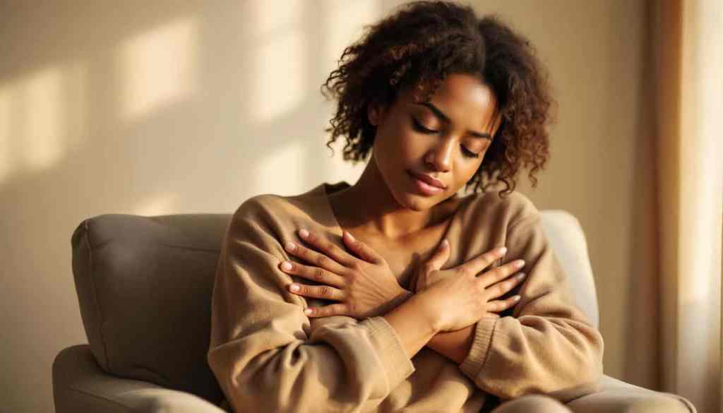 personne retrouvant confiance en soi après une rupture amoureuse et changement positif de vie