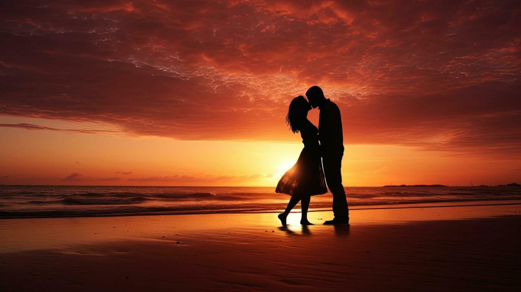 couple qui s'éloigne symbolisant le besoin d'un rituel pour renforcer les sentiments
