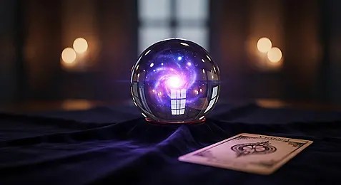  boule de cristal symbolisant les capacités médiumniques de Nawan, voyant médium au Luxembourg, pour la lecture du destin et des énergies