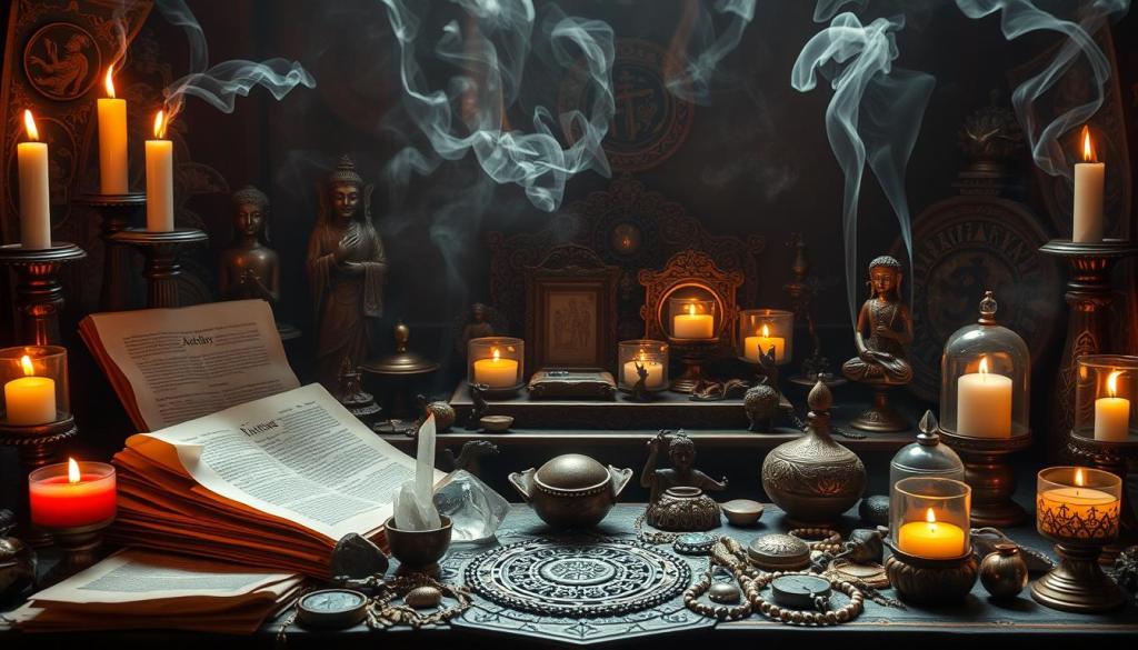 le grand marabout puissant Nawan lors d'une consultation de voyance et de travail spirituel pour le retour affectif et l'amour