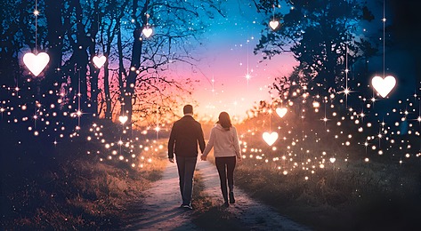 couple réuni après une rupture symbolisant un retour de l’amour et une relation restaurée
